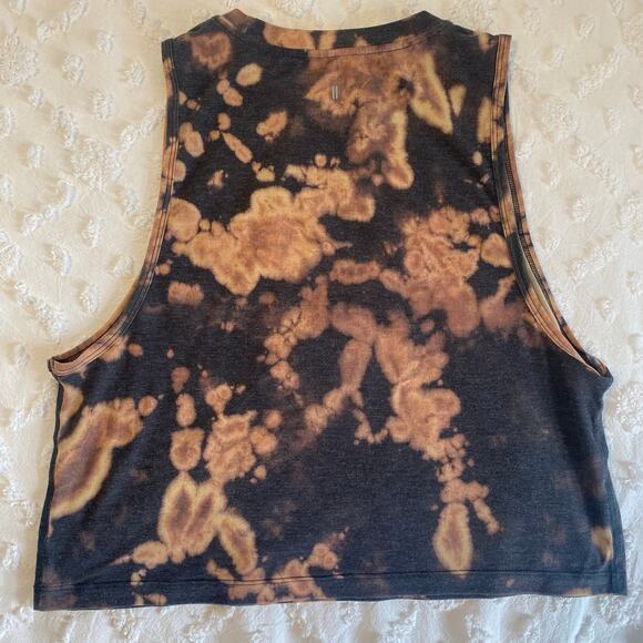 No Bull Tie Dye Tank Top Womens Size Medium Workout Training Crossfit Cropped - Picture 2 of 3